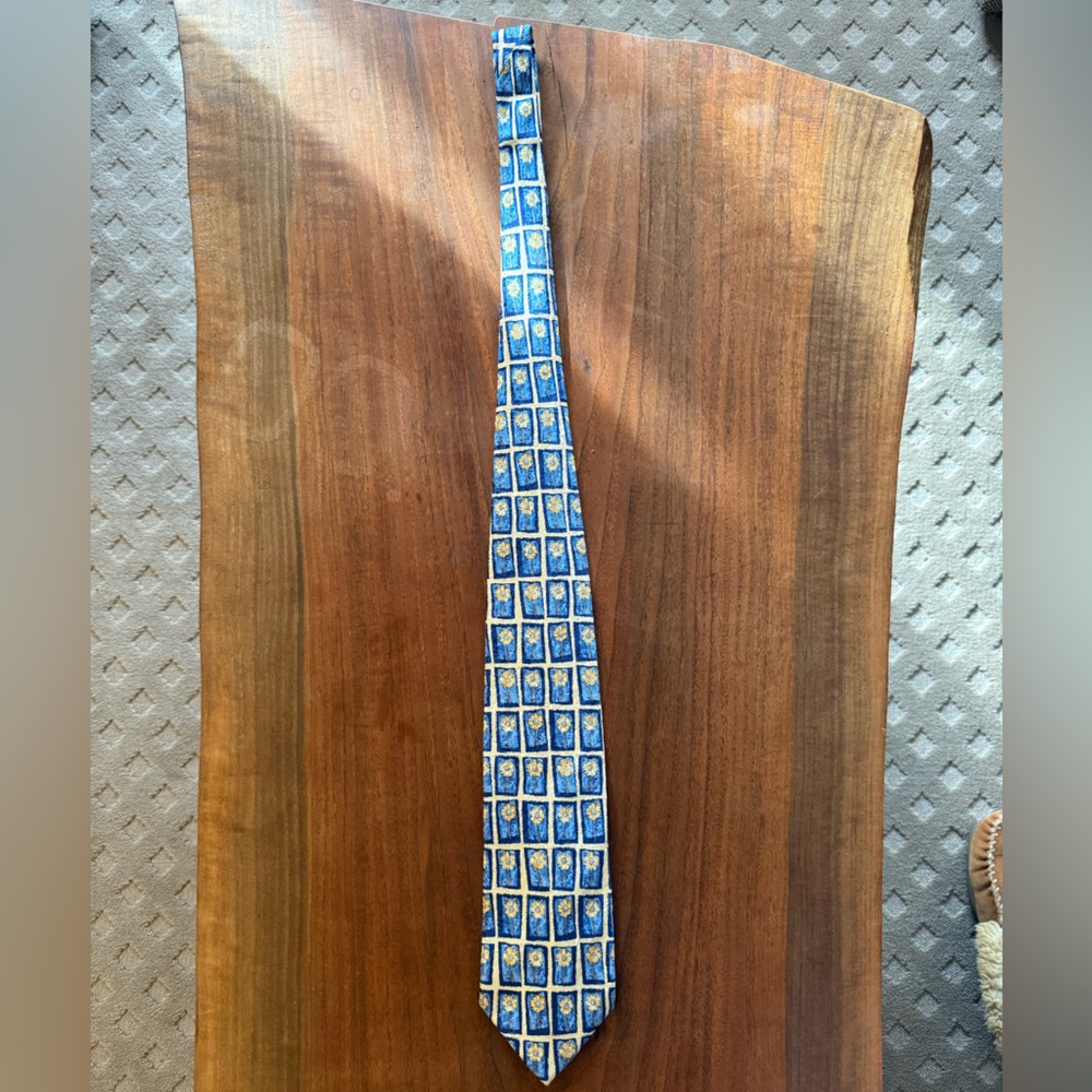 ZEGNA - Blue Patterned Tie